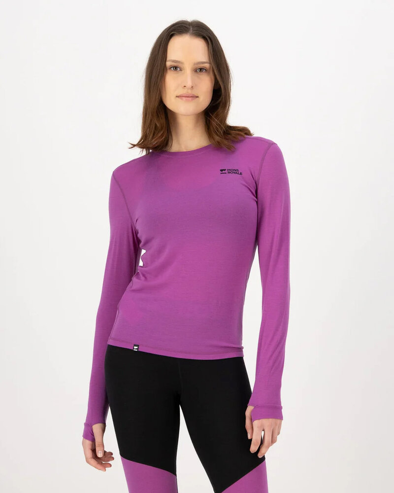 Mons Royale Cascade Merino Base Layer Long Sleeve Mons Royale Cascade Merino Base Layer Long Sleeve