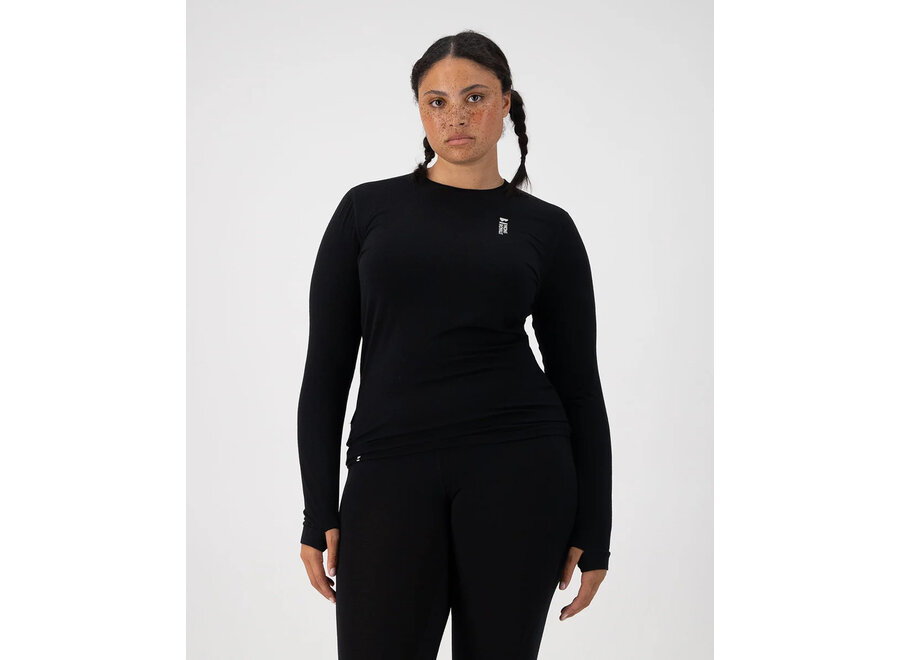 Cascade Merino Base Layer Long Sleeve - Black