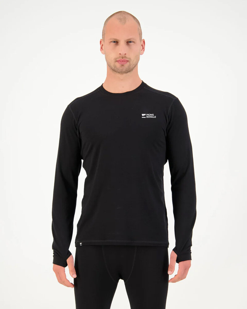 Mons Royale Cascade Merino Base Layer Long Sleeve Mons Royale Cascade Merino Base Layer Long Sleeve