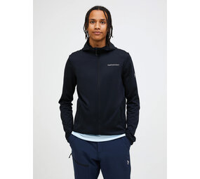 Peak Performance Light Zip Hood Men’s - Black