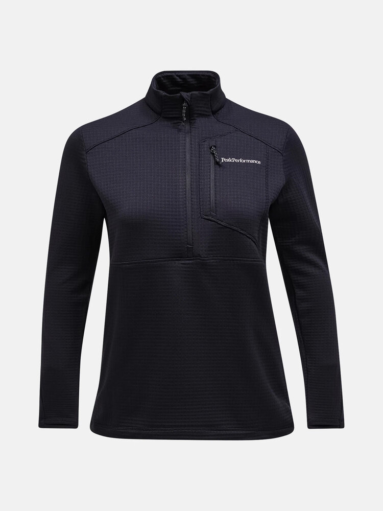 Peak Performance Trail Polartec Half Zip Women’S - Black Peak Performance Trail Polartec Half Zip Women’S - Black