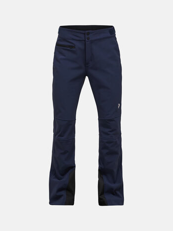 Peak Performance Stretch Softshell Ski Pants Women’S - Blue Shadow