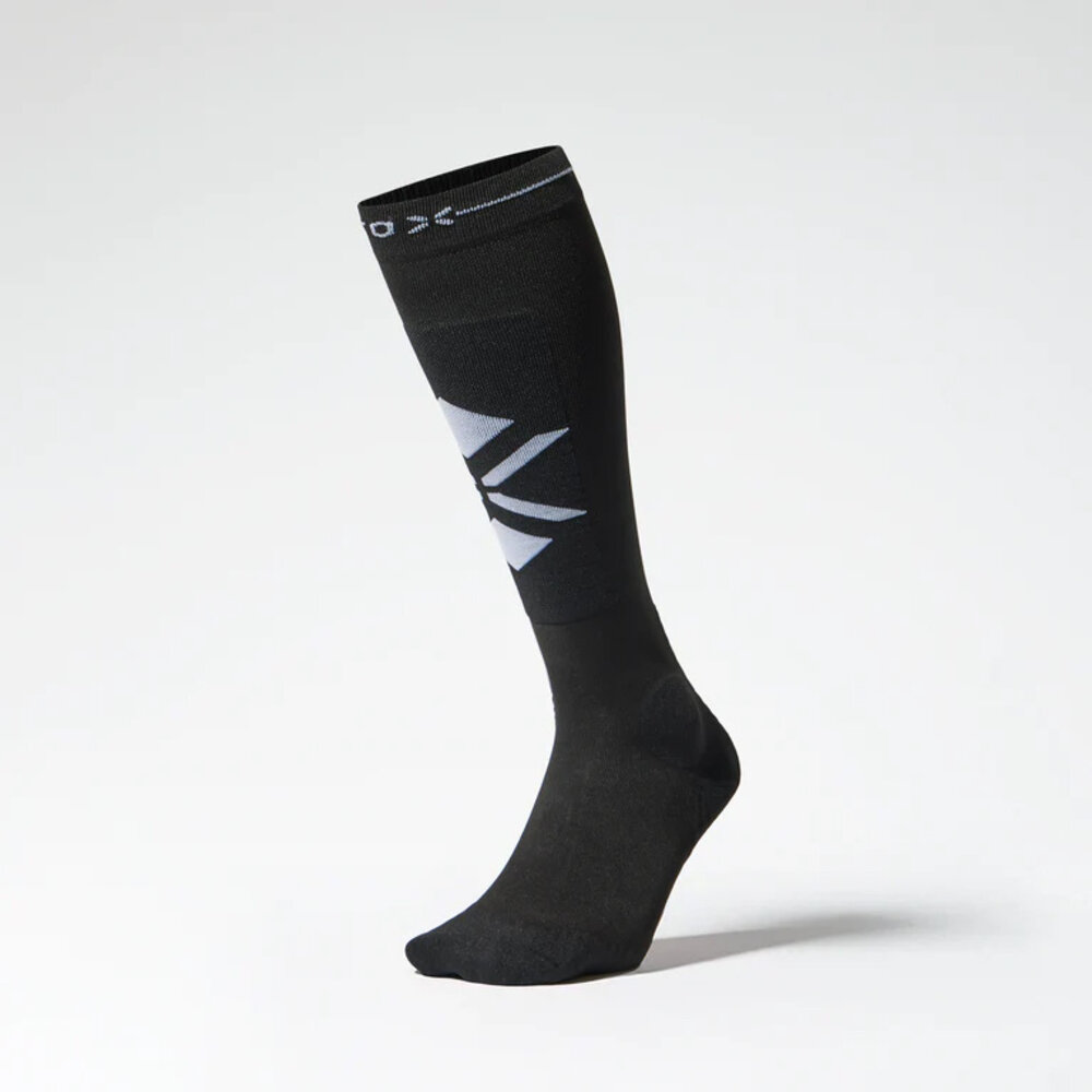 Stox Merino Skiing Socks Women - Black / White Stox Merino Skiing Socks Women - Black / White