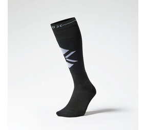 Stox Merino Skiing Socks Women - Black / White Stox Merino Skiing Socks Women - Black / White