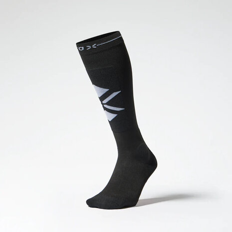 Stox Merino Skiing Socks Women - Black / White Stox Merino Skiing Socks Women - Black / White