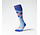 Merino Skiing Socks Men - Light Blue / Orange
