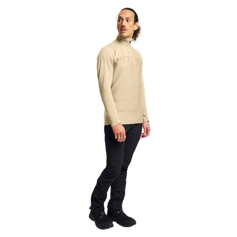 Tenson Txlite Base Half Zip Men – Beige Tenson Txlite Base Half Zip Men – Beige