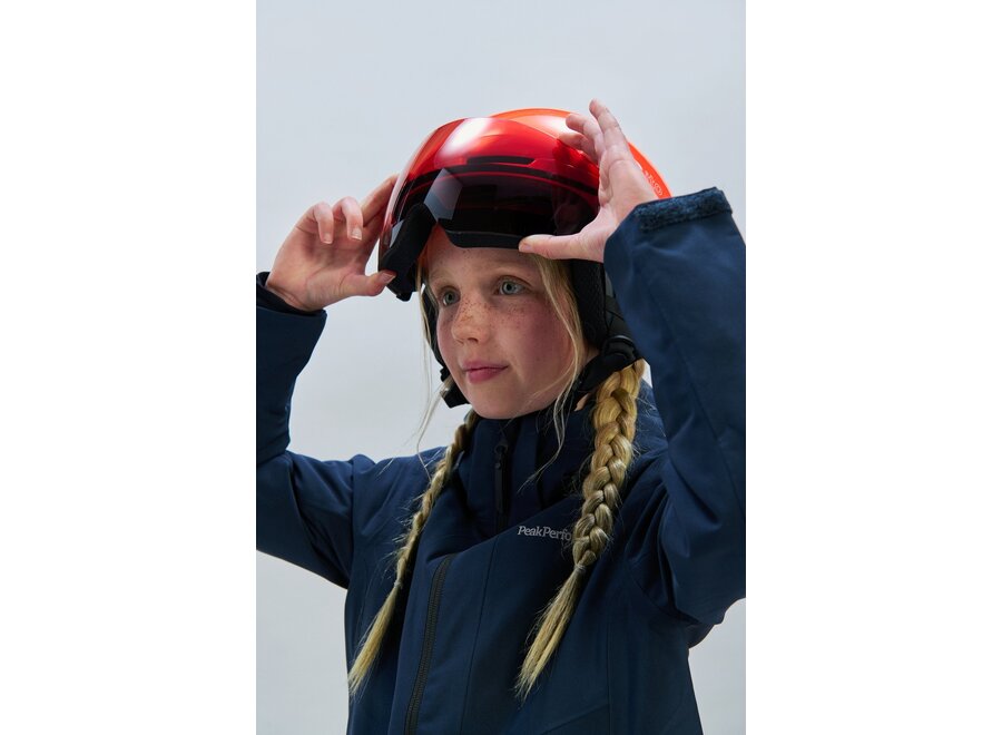 POCito Obex Visor - Fluorescent Orange - Clarity POCito/Partly Sunny/Light Orange - 25/26