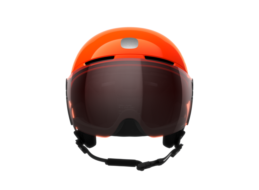 POCito Obex Visor - Fluorescent Orange - Clarity POCito/Partly Sunny/Light Orange - 25/26