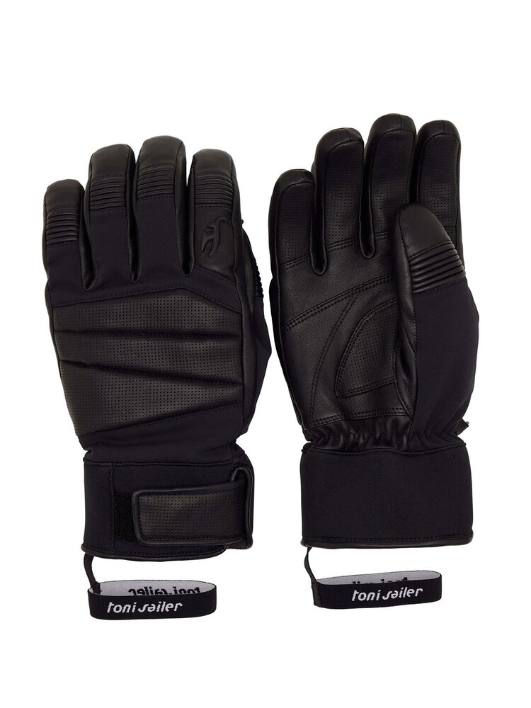 Toni Sailer Fred Leather Ski Glove'S - Black Toni Sailer Fred Leather Ski Glove'S - Black
