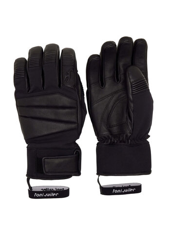 Toni Sailer Fred Leather Ski Glove'S - Black Toni Sailer Fred Leather Ski Glove'S - Black