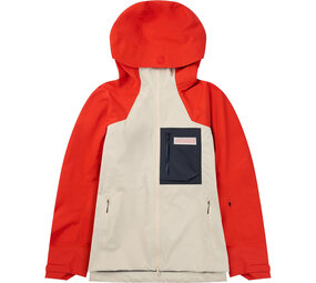 Amundsen Mountain Airy Shell Jacket - Alert Red/ Oatmeal Amundsen Mountain Airy Shell Jacket - Alert Red/ Oatmeal