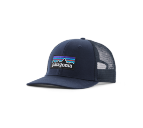 Patagonia P-6 Logo Trucker Hat - New Navy Patagonia P-6 Logo Trucker Hat - New Navy