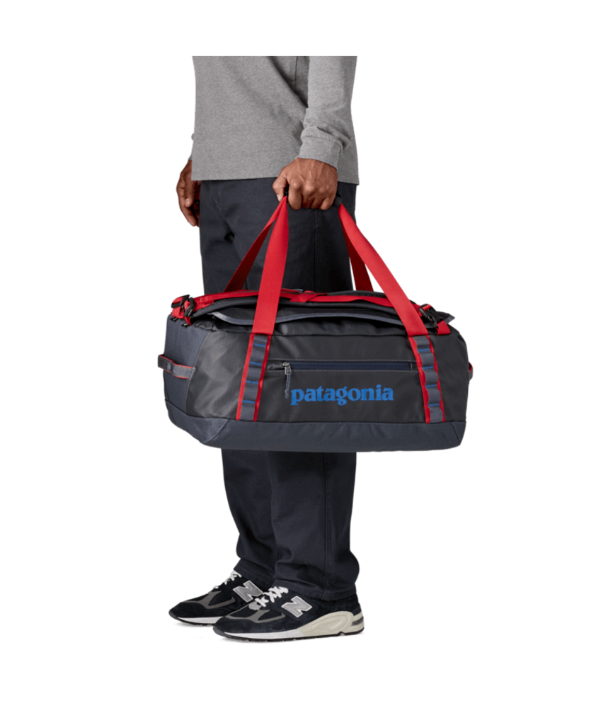 Patagonia Black Hole Duffel 40L - Smolder Blue W/Amanita Red