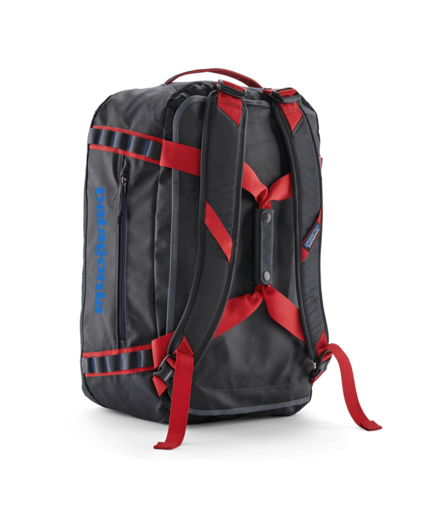 Patagonia Black Hole Duffel 40L - Smolder Blue W/Amanita Red