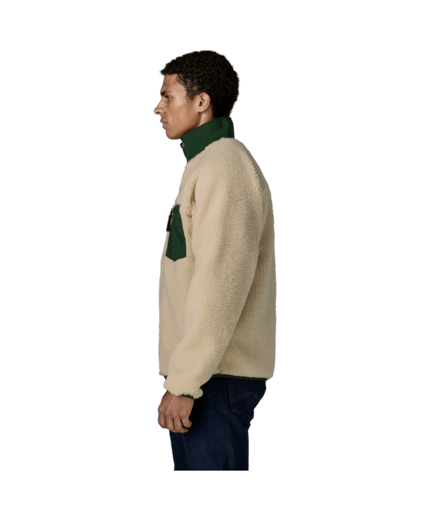 Patagonia Classic Retro-X Jacket - Dark Natural W/Treeline Green