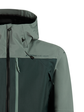 Protest Prtabalony 3L Shelljacket - Kombu Green