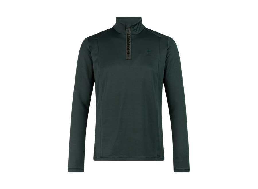 Rewill 1/4 zip active top - Kombu green