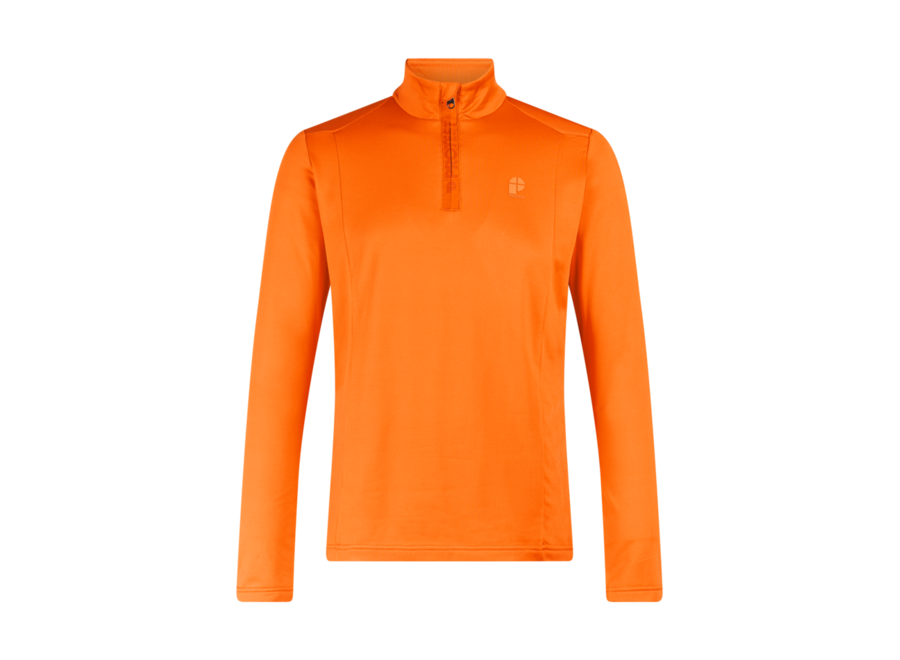 Rewill 1/4 zip active top - Cayenne orange