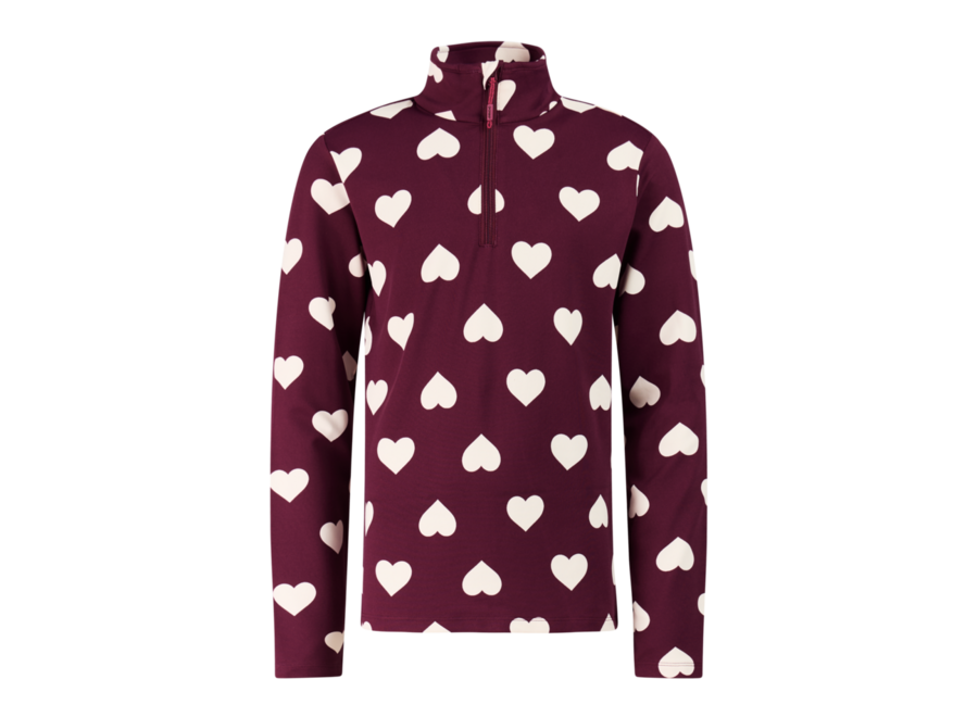 PRTTopsy JR 1/4 zip active top - Current purple