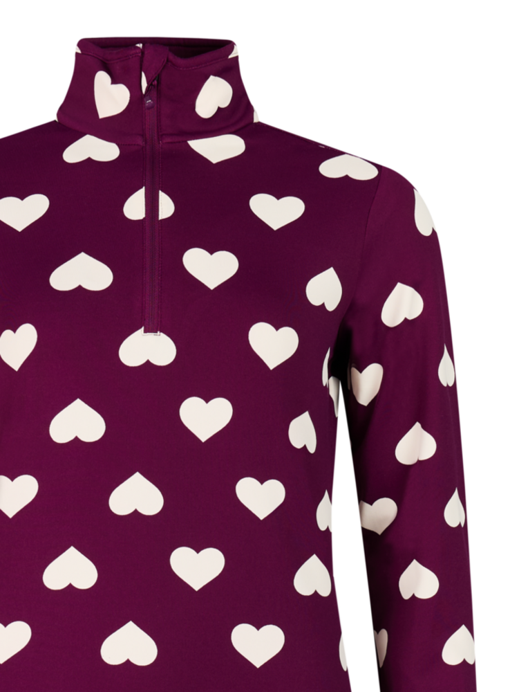 Protest Prtswana 1/4 Zip Active Top - Current Purple Protest Prtswana 1/4 Zip Active Top - Current Purple