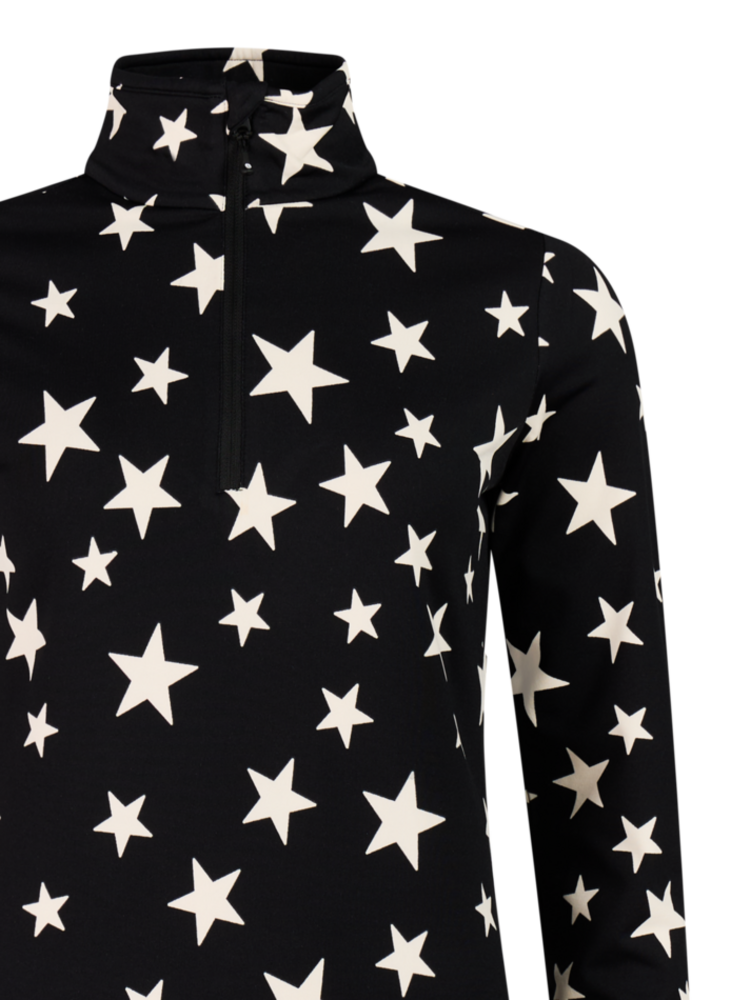 Protest Prtswana 1/4 Zip Active Top - True Black Protest Prtswana 1/4 Zip Active Top - True Black