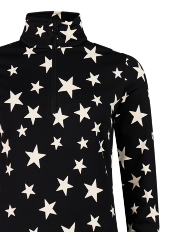 Protest Prtswana 1/4 Zip Active Top - True Black Protest Prtswana 1/4 Zip Active Top - True Black