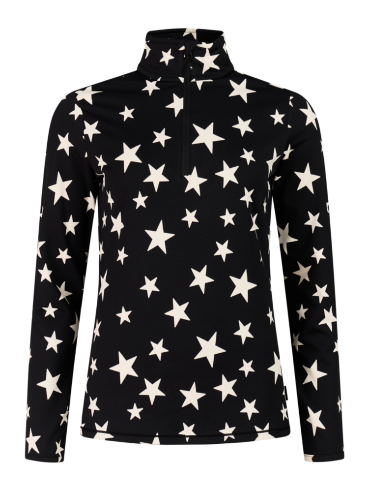Protest Prtswana 1/4 Zip Active Top - True Black Protest Prtswana 1/4 Zip Active Top - True Black