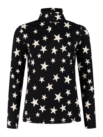 Protest Prtswana 1/4 Zip Active Top - True Black Protest Prtswana 1/4 Zip Active Top - True Black