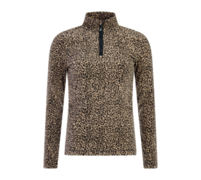 Protest PRTRefuzzy 1/4 zip active top - True Black
