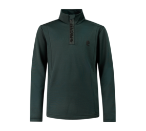 Protest Rewillowy JR 1/4 zip active top - Kombu green