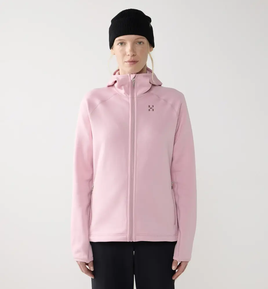 Haglöfs Magma Mid Hood - Dusty Rose