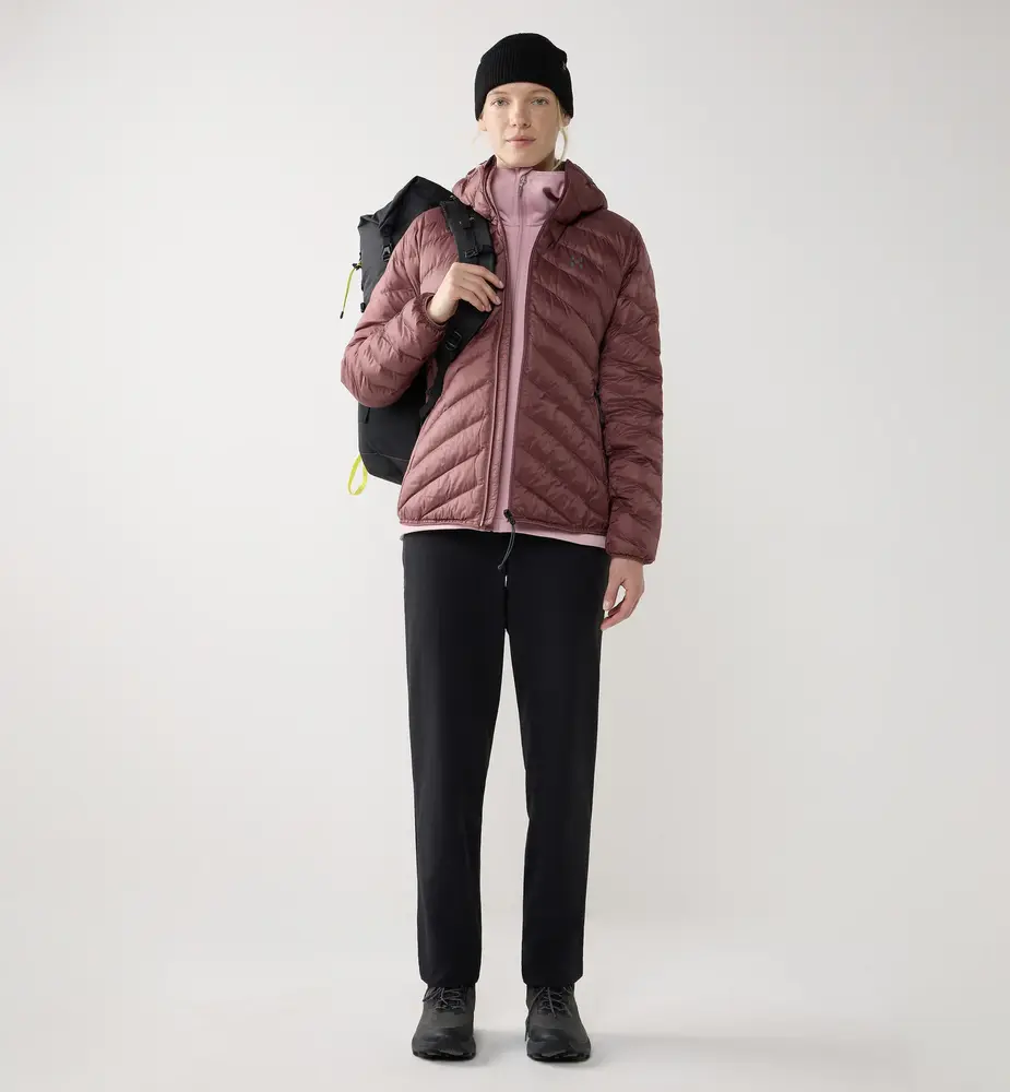 Haglöfs Särna Mimic Ii Hood - Misty Mauve