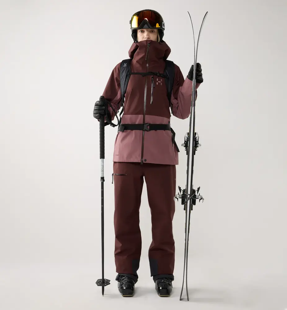 Haglöfs Alper Proof Pant - Maroon Trail