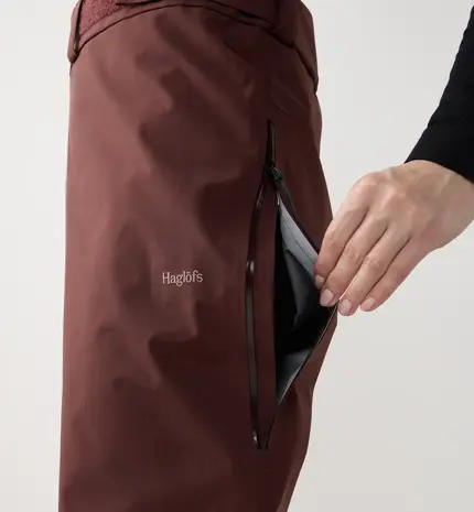 Haglöfs Alper Proof Pant - Maroon Trail
