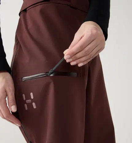 Haglöfs Alper Proof Pant - Maroon Trail