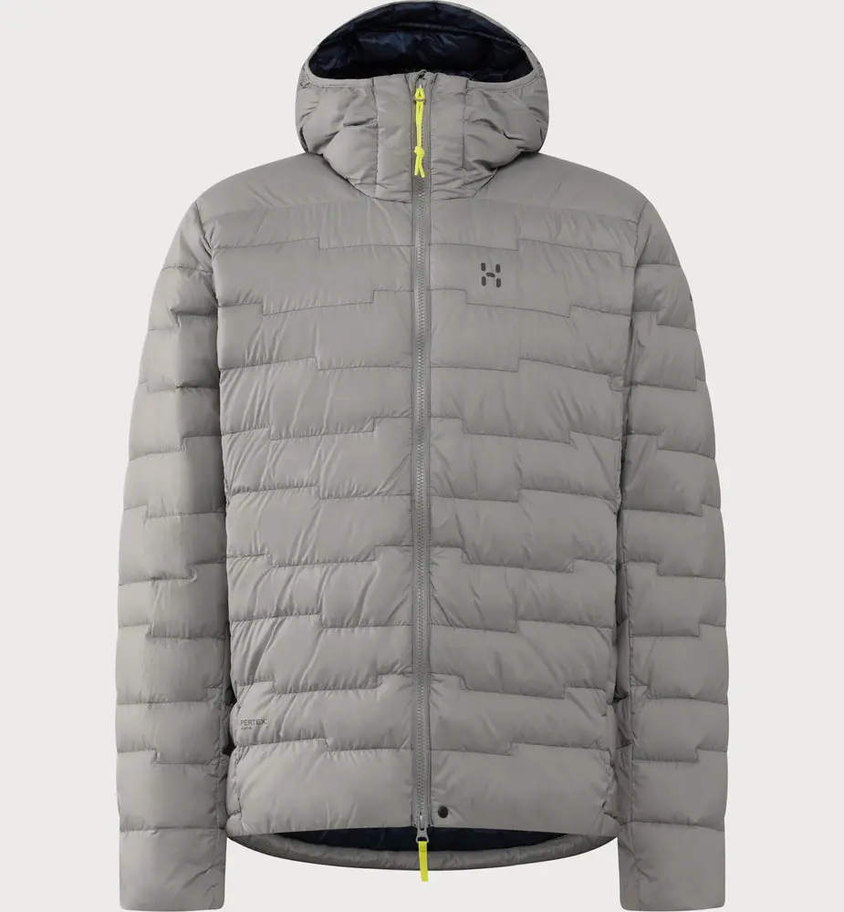 Haglöfs Roc Flash Down Hood - Stone Brick