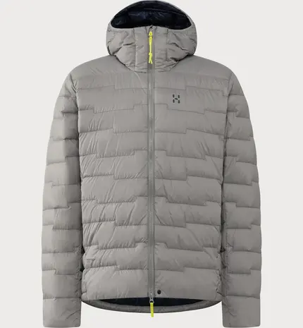 Haglöfs Roc Flash Down Hood - Stone Brick