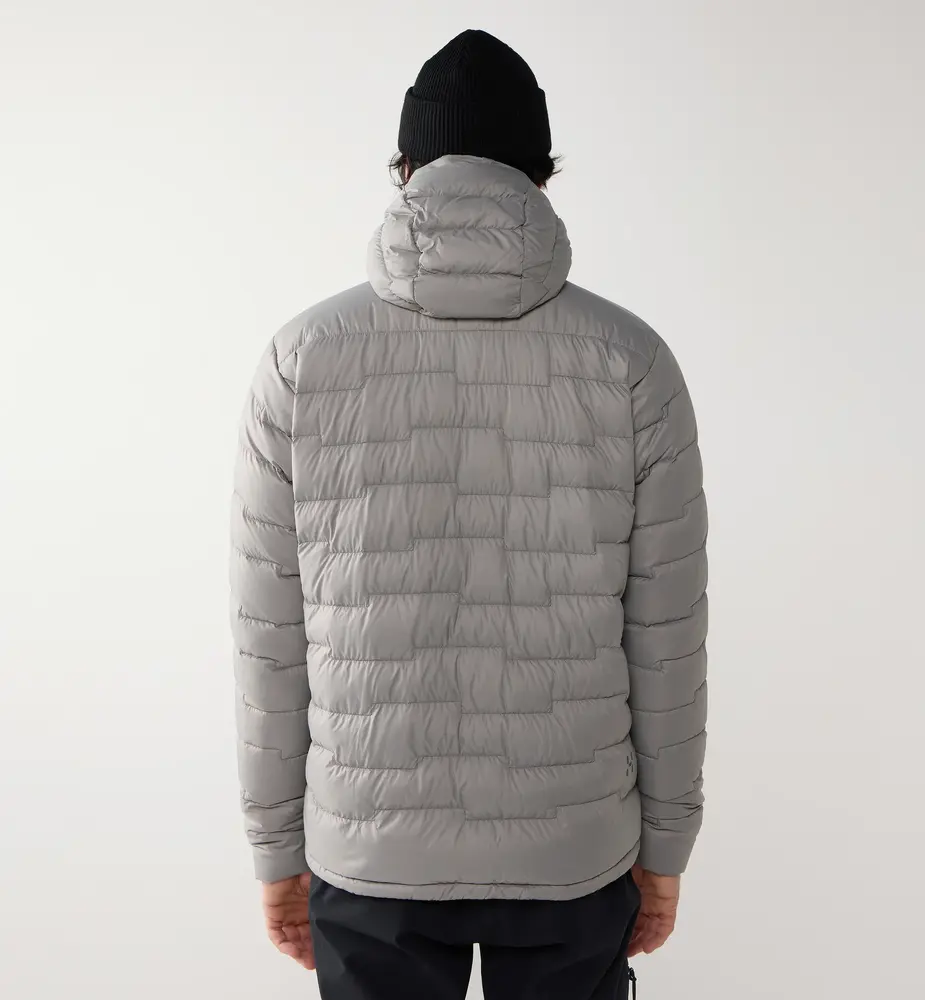 Haglöfs Roc Flash Down Hood - Stone Brick