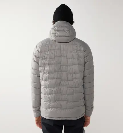 Haglöfs Roc Flash Down Hood - Stone Brick