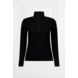 Airforce Ruby Ribbed Pully - True Black/White