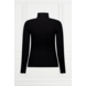 Airforce Ruby Ribbed Pully - True Black/White
