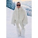 Airforce Cleo Faux Fur Ski Jacket - Whitecap Gray