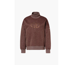 Goldbergh Sizzle Turtle Neck Sweater - Vino Rosso Lurex Melange Goldbergh Sizzle Turtle Neck Sweater - Vino Rosso Lurex Melange