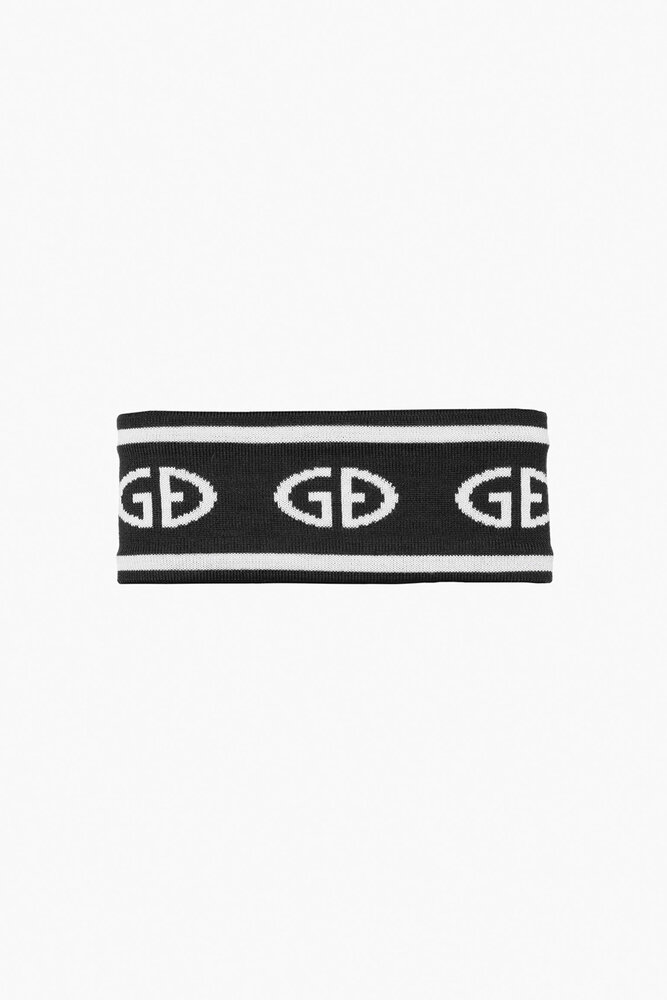 Goldbergh Tiara Headband - Black/White