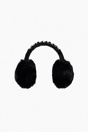 Goldbergh Fluffy Earwarmers - Black