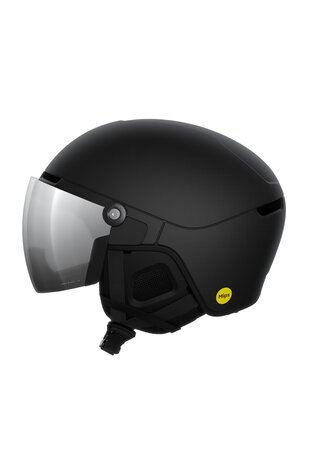 POC Obex Visor - Black Matt - Clarity Universal/Partly Sunny/Silver