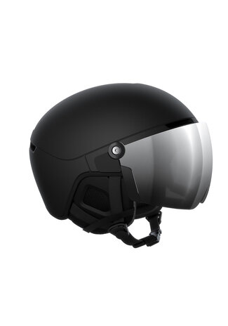 POC Obex Visor - Black Matt - Clarity Universal/Partly Sunny/Silver