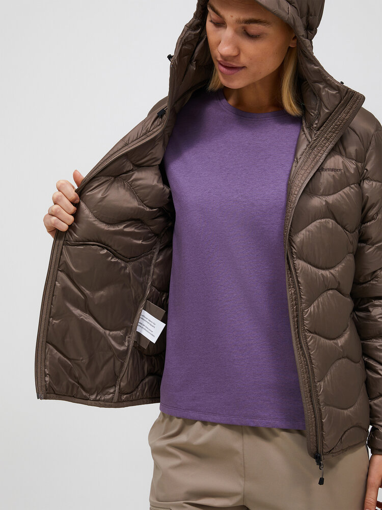 Peak Performance Helium Down Hood Jacket - Terrain Tan