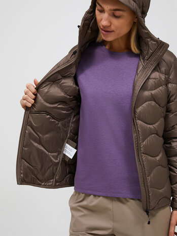 Peak Performance Helium Down Hood Jacket - Terrain Tan